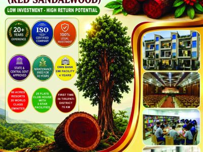 Red Gold Red Sandalwood Venture | Premium 2 Acre Investment Plots Near Tirupati | 100% Legal Project - PS0076